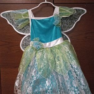 Girls Fairy Wings/Butterfly Princess Costume  Kids Dress  Size 3T